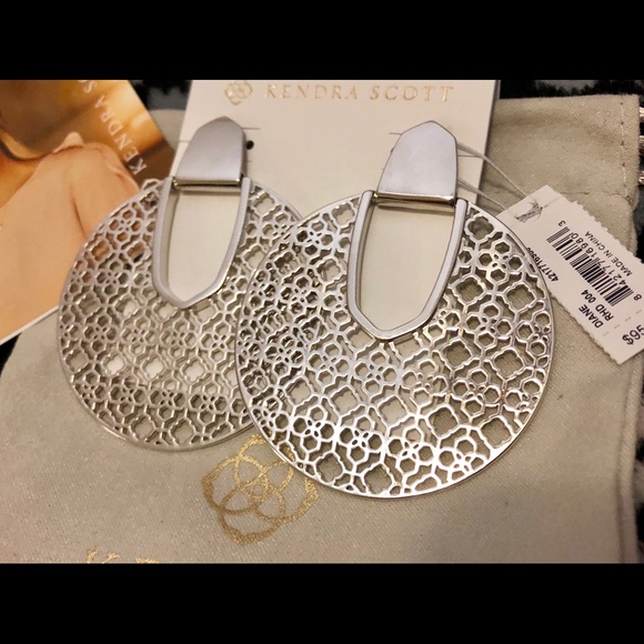 Kendra Scott Jewelry - Kendra Scott Diane (silver) filigree earrings